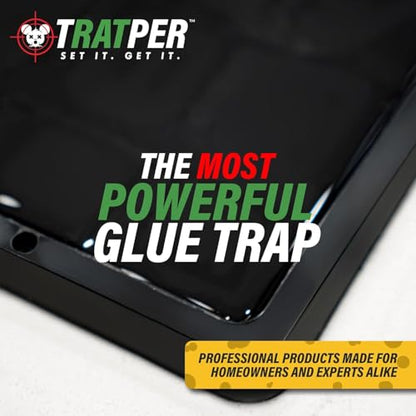 TRATPER Glue Traps for Mice,Rat,Mouse,Snake,Lizard,Insect. 20 Pack. Extra Strength,Pre-Baited Adhesive.Heavy Duty Plastic Tray.Non-Toxic,Chemical-Free Pest Control for Home. 20Pack - size: 20 Pack