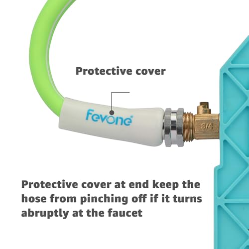FEVONE 3 ft Leader Hose for Hose Reel - color: Green, size: 3FT
