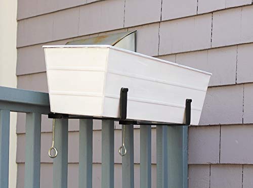Achla Designs C-20W Window Box, White, Medium - color: White, size: Medium