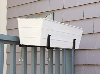 Achla Designs C-20W Window Box, White, Medium - color: White, size: Medium