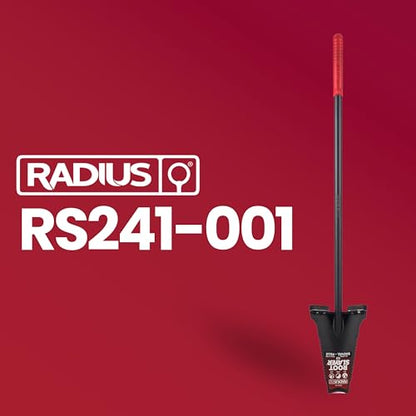 Root Slayer RS241 Long Handle Steel Garden Shovel, Black - color: Black, size: XL