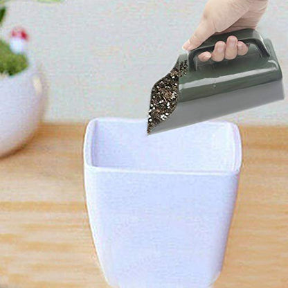 Garden Shovel, Handy Garden Soil Scoop with Bucket for Potted Plants