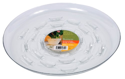 Plastec Industries SS014 Super Saucer Protective Plant Saucer - size: 14