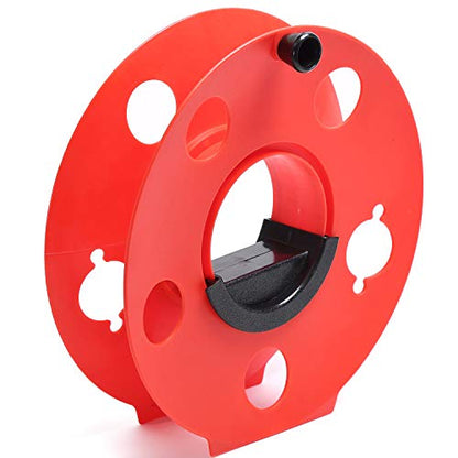 Homeon Wheels 100 ft Extension Cord Storage Reel, Impact-Resistant - style: Cord reel