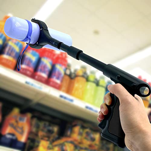 Grabber Tool 19" Aluminum Magnetic Claw, Rotating Lightweight Foldable Reacher Grabber Pickup Tool, Gripper Grabbers for Elderly Grab it Reaching Tool Trash Picker Grabber, Black, By Luxet - color: Black