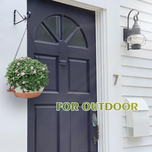 GARDIFE Hanging Planters, Self Watering, Green 12 Inch 2 Pack with Drainage - color: Green, size: 12 Inch