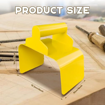 Concrete Curb Trowel, Garden Edging Curb Trowel Concrete Tool, Concrete Curb Trowel Edger, Landscape Curb Trowel with Putty Knife (Bevel Edge)