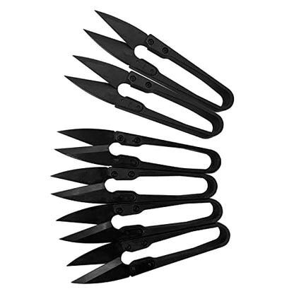HFS(R) Bonsai Scissors Trimmers Pruner Pruning for Bud and Leaves Trimming Scissors for Plants, Flowers 6 PCS