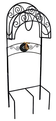 Liberty Garden 640 Carrington Decorative Metal Hose Stand w/Bib, Black