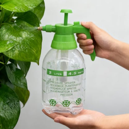 2L Garden Sprayer,Pressure Spray Bottle,Hand Pump Sprayer (2L Green) - color: 2L Green