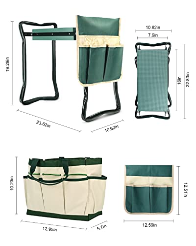 KVR Garden Bench for Kneeling and Sitting Foldable Garden Kneeler and Seat Heavy Duty, Gardener Gifts Ideas for Women Mom Grandma - size: ModelC