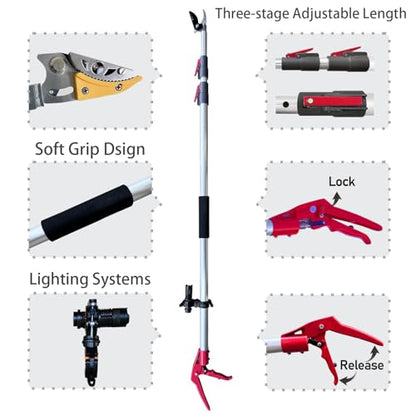 Extendable Tree Pruner with Pole Saw, 4.6-10ft
