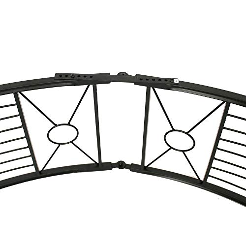 1. GO Adjustable Steel Garden Arch, 8'2" High x 4'7" Wide, Garden Arbor for Various Climbing Plant, Outdoor Garden Lawn Backyard