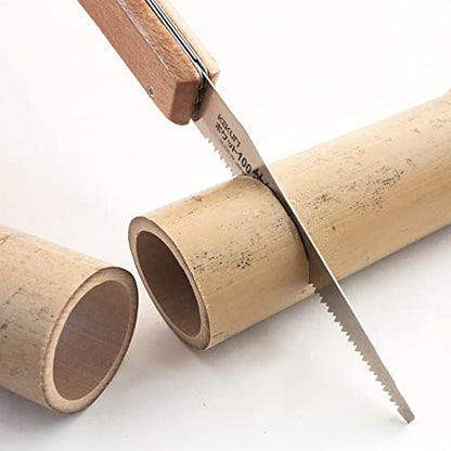 KAKURI Mini Folding Bamboo Saw 4", Small Japanese Pocket Hand Saw - style: Bamboo Cutting