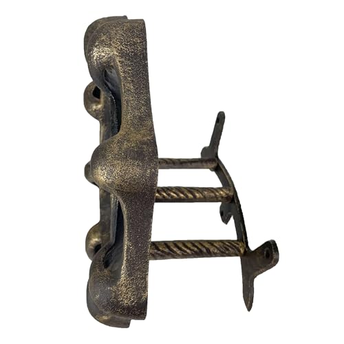 Zeckos Garden Hose Holder Faucet Spigot 11 Inch Cast Iron Bronze - color: Spigot - Bronze