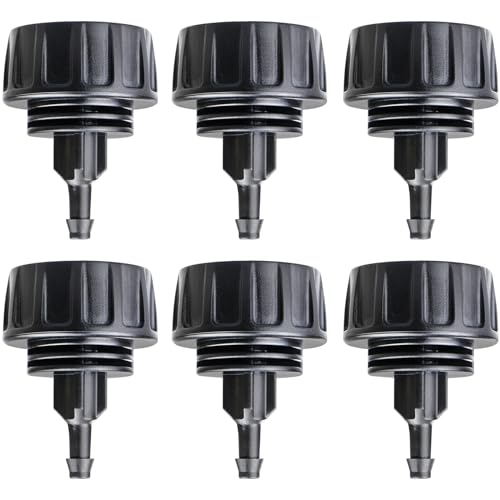 Gardrip 3/4 Inch Female Pipe Thread to 1/4 Inch Drip Irrigation Tubing Adapter: 6 Pieces 1/4 In. Barbed Drip Line x 3/4 In. Faucet PVC Adapter Connect 3/4" FHT Faucet - color: 3/4" to 1/4" Faucet Adapter-6P