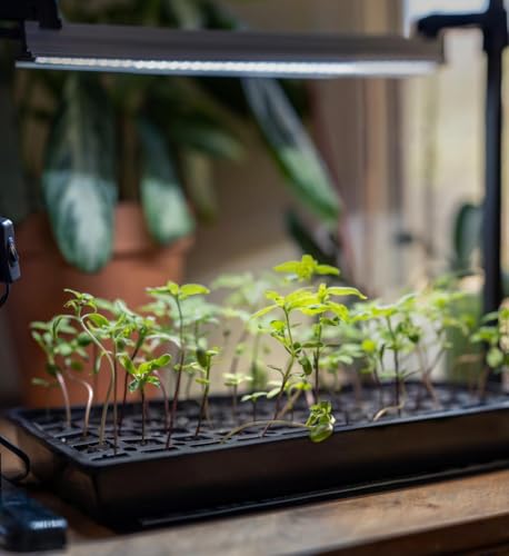SunBlaster Seed Starting Kit, Grow Light, Stand, Heat Mat, Tray & Timer - style: 18" LED - Grow Up Greenhouse Intermediate Kit