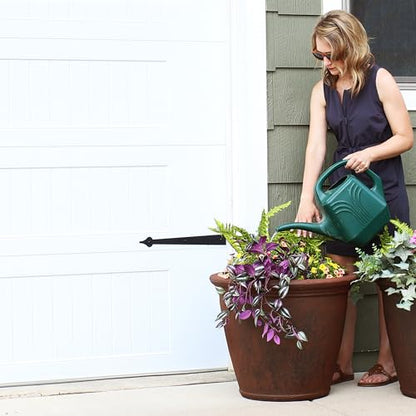 Sunnydaze Anjelica 24'' Large Plastic Planter Pot for Plants, Rust - color: Rust, size: 24 in