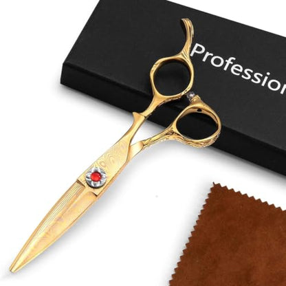 JASON Hair Cutting Scissors Shears - 6" Professional Salon Barber Slide Cut - size: 6.11