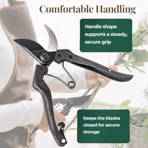 Wablade Japanese Pruning Shears, Bypass Garden Pruner 7.9", Made in Japan - style: Standard Model