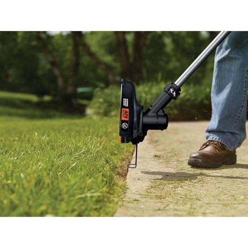 BLACK+DECKER 40V MAX String Trimmer and Lawn Edger, 13 Inch Weed Eater, Far Reach, Battery and Charger Not Included (LST136B) - style: Bare Tool Only