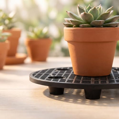 Plant Risers Outdoor Pots, Durable Planter Stand w/ Pot Feet