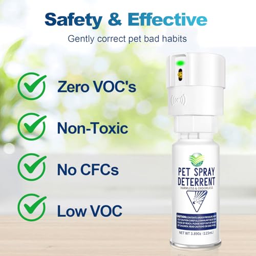 Cat Spray Deterrent, Motion Activated [1 Pack] for Dog & Cat, White - color: White-1 Pack