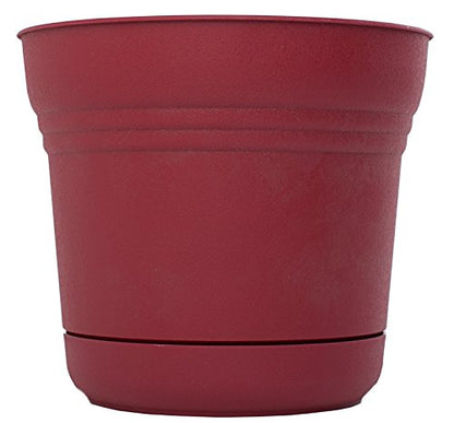 Bloem SP0712 Saturn Planter, 7-Inch, Union Red - color: Union Red, size: 7"