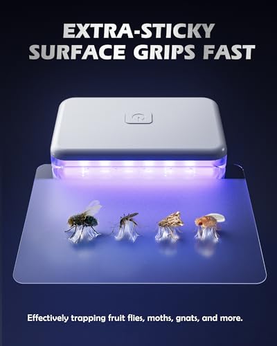 LFSYS Fruit Fly Traps for House Indoors Gnats, 2 Device+10 Refills