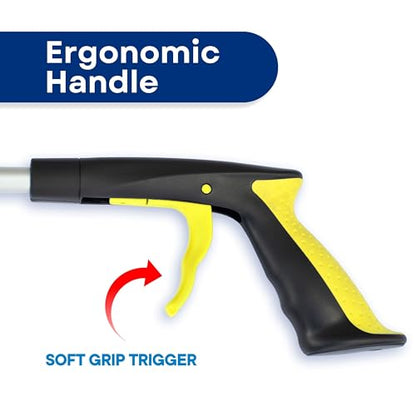RMS 2-Pack 21 Inch Grabber Reacher with Rotating Jaw - size: 21 Inch (Pack of 2)