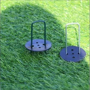 MySit 6 inch Weed Fabric Staple 25 Pack Garden Staples with Gaskets Hook - size: 25pcs with pick hook