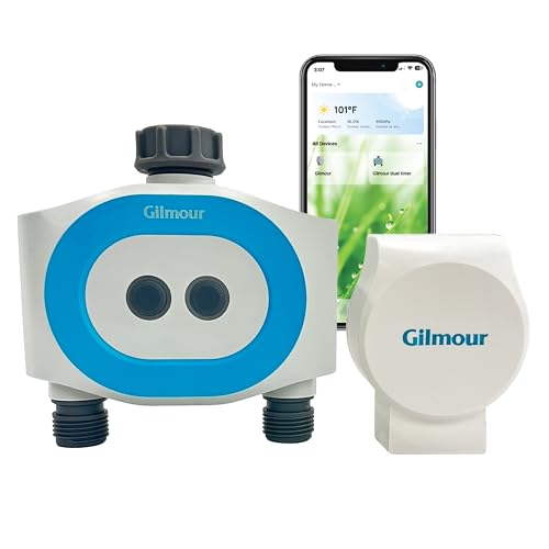 Gilmour Dual Outlet Smart Water Timer - size: Dual Outlet