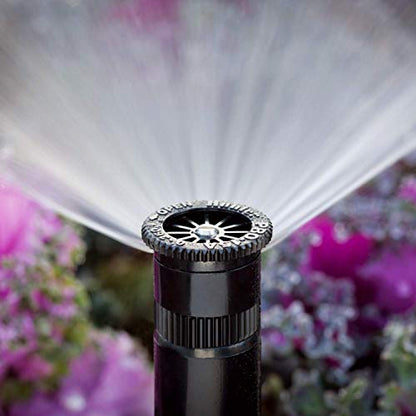 Hunter Pro 4" Pop Up Sprinkler Head, Adjustable 0°–360° Spray Pattern, 8'–15' Coverage, In-Ground Lawn Irrigation System, Sprinkler Head for Yard and Garden (Pack of 2) - size: 1 Count (Pack of 2)