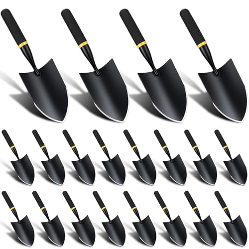 20 Pcs Garden Trowel with Resin Rubberized Handle, Broad Trowels - size: Broad Trowels