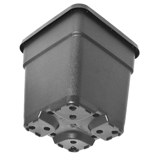 2 Gallon Square Plastic Garden Planter Pot Plant Nursery Pot 10-Pack