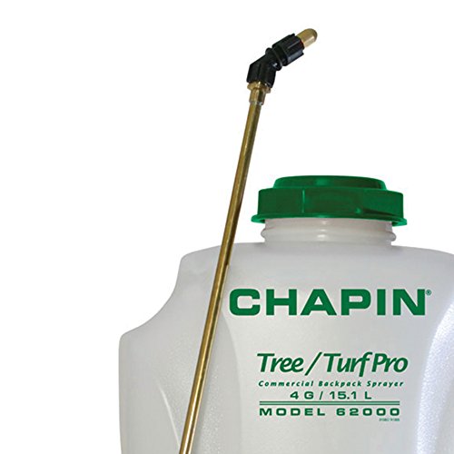 Chapin International Chapin 62000 Tree/Turf Pro Commercial Backpack Sprayer with Control Flow Valve Technology for Fertilizer, Herbicides and Pesticides, 4 gal, Translucent White - style: 4 Gallon, Commercial