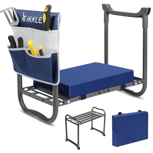 ikkle Heavy Duty Garden Kneeler and Seat, 838LB+ Capacity