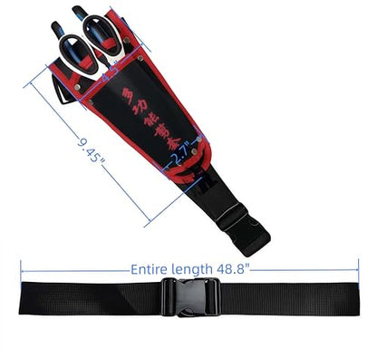 Canvas Tool Belt Pouch, Heavy Duty Sheath for Garden Pruners Pliers