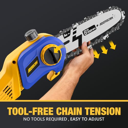 Cordless Pole Saw for Dewalt 20V Battery, 15 FT Reach, Tool Only