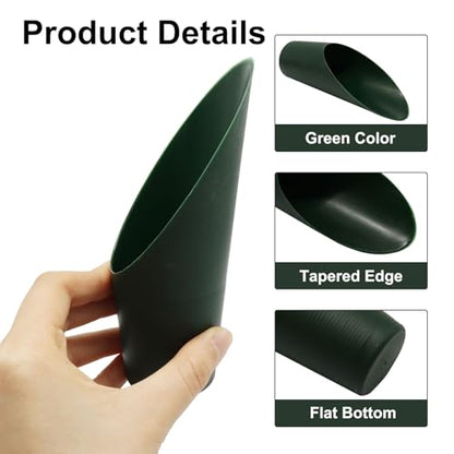 Bonsai Soil Scoop Plastic Garden Shovel, Green, 1 Pcs, - color: Green