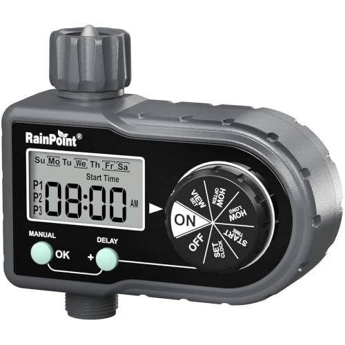 Digital Hose Timer with LCD Display, 1-Zone