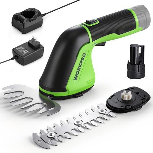 WORKPRO 12V Cordless Grass Shear & Hedge Trimmer
