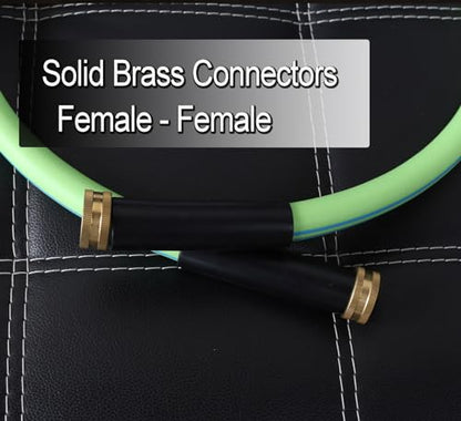 Atlantic 4 ft Female to Female Garden Hose, Green 5/8" Leader Water Hose - size: 4 ft Green(Double-female)