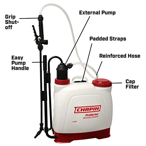 CHAPIN 61500 4-Gallon Backpack Sprayer for Lawn, Garden & Weed Control - style: 4 Gallon, Euro Style
