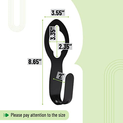 UNCO- Garden Hose Holder, Metal, 2 Pack, Fits 50' of 5/8" Hose, Water Hose Hanger for Outside, Portable and Hanging Carrier - size: 2 Pack