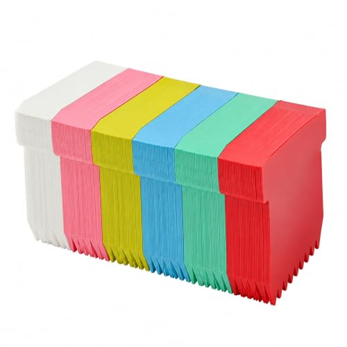 100PCS Plant Labels 4 Inch Waterproof Garden Tags, Multi Color Nursery Pot Markers, Plastic Stake Signs for Outdoor Indoor Use (red,100pcs) - color: Red, size: 100pcs
