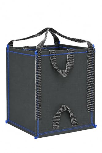 22-Gallon Heavy Duty Lawn and Yard Bag, Reusable Self-Standing Garbage Bag with Reinforced Handles (Gray - 1 Pack) - color: Gray - 1 Pack