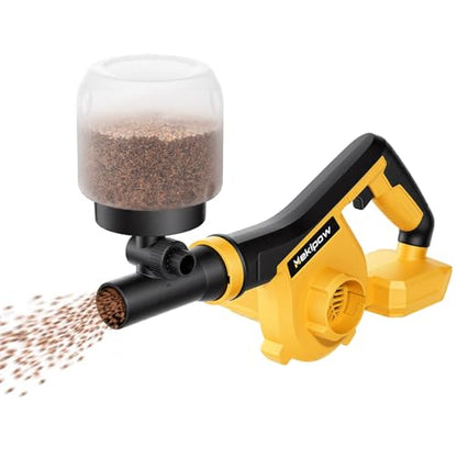 Cordless Handheld Fertilizer Spreader Compatible with Dewalt 20V