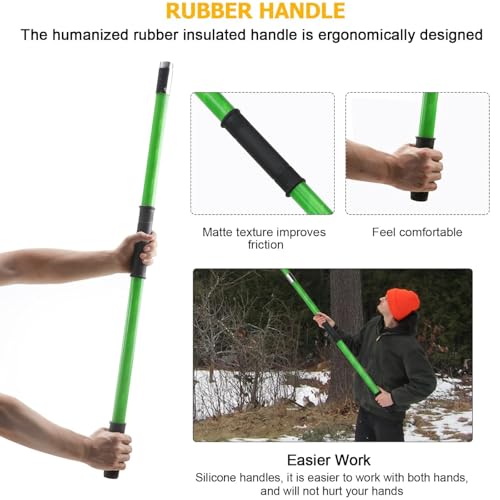 30 Feet Tree Pole Pruner Manual Branches Trimmer Tree Branch Garden Tools Loppers Hand Pole Saws Extendable Height - size: 30FT