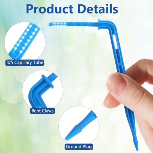 Balacoo 100 Pack Automatic Drip Waterer Irrigation Support Stakes